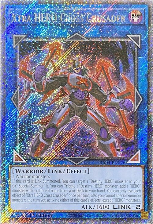 Xtra HERO Cross Crusader (Platinum Secret Rare)