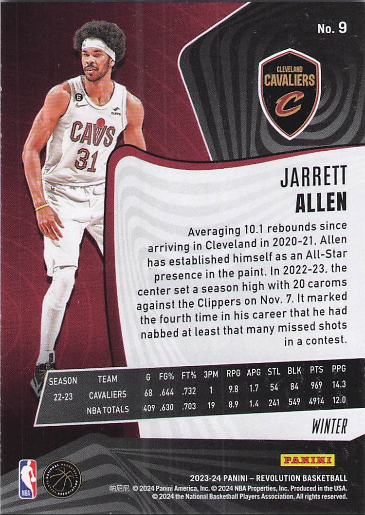Jarrett Allen [Winter] (Back)