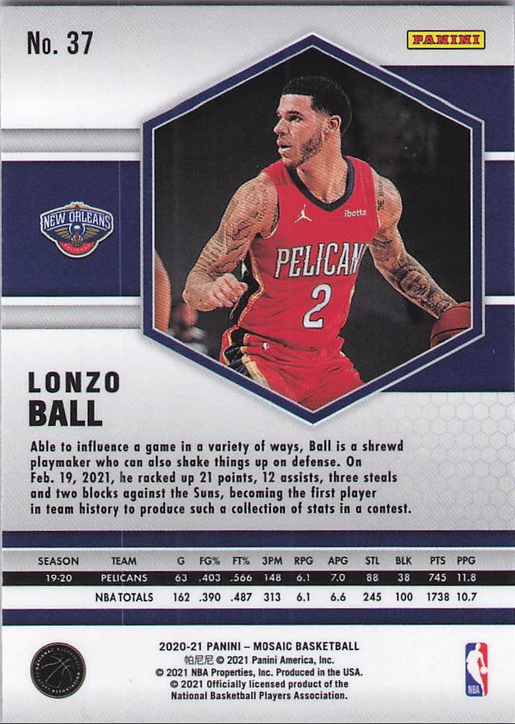 Lonzo Ball (Back)