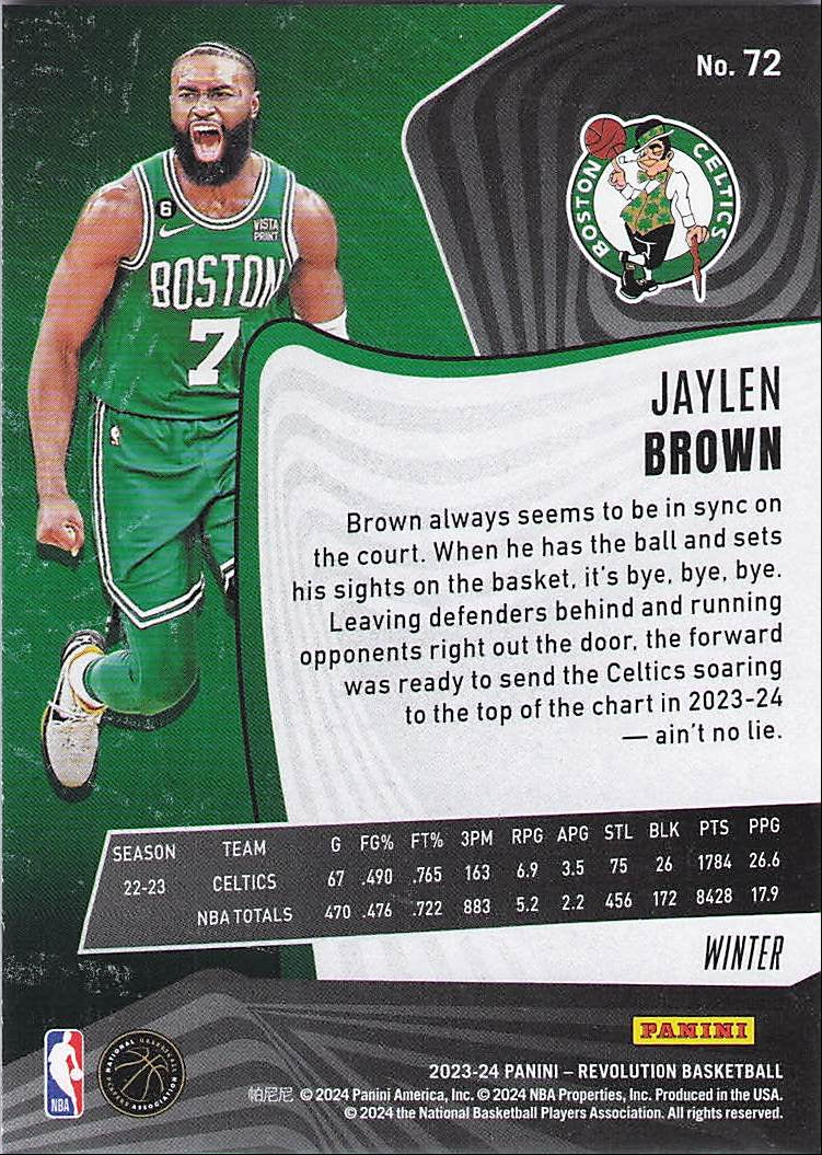Jaylen Brown [Winter] (Back)