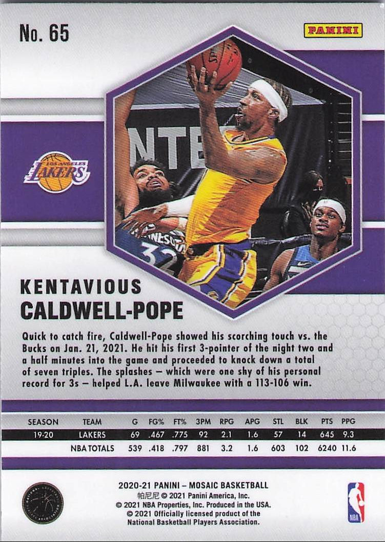 Kentavious Caldwell Pope (Back)