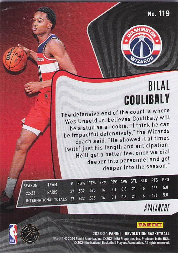Bilal Coulibaly [Avalanche] (Back)