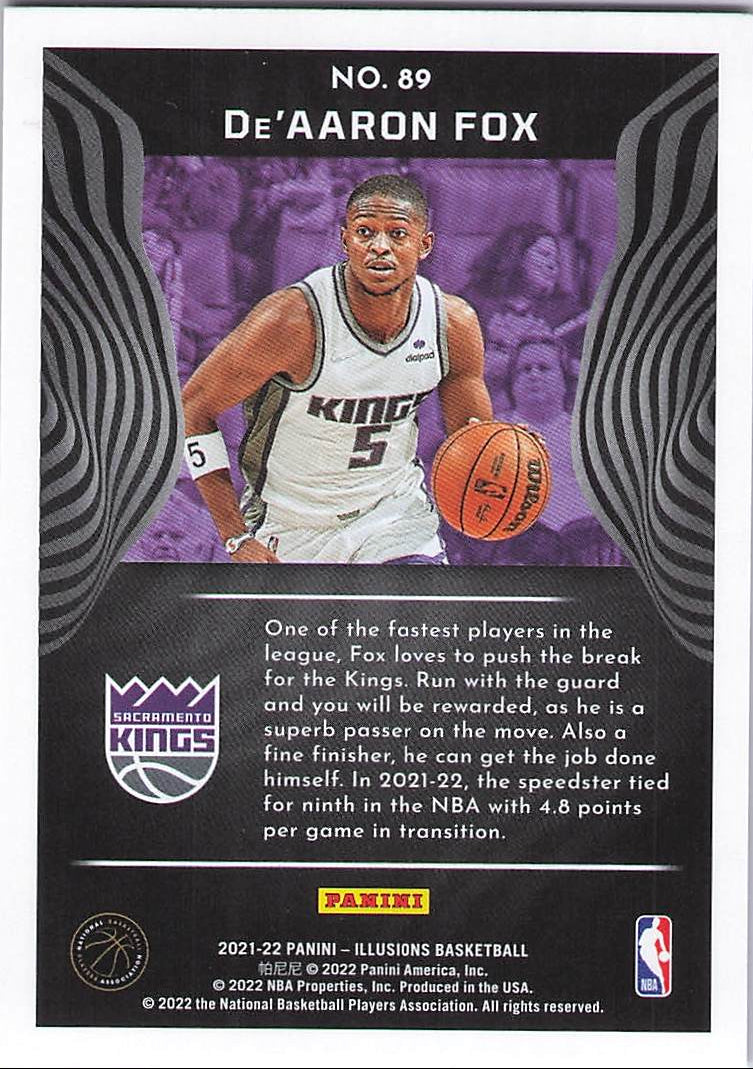 De'Aaron Fox (Back)