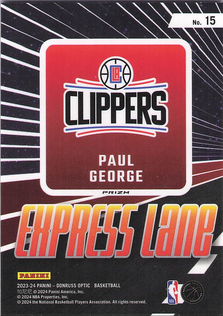 Paul George (Back)