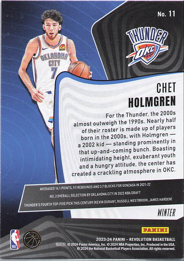 Chet Holmgren [Winter] (Back)