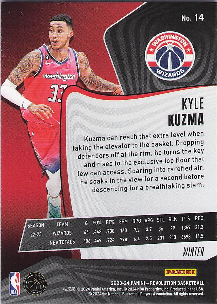 Kyle Kuzma [Winter] (Back)