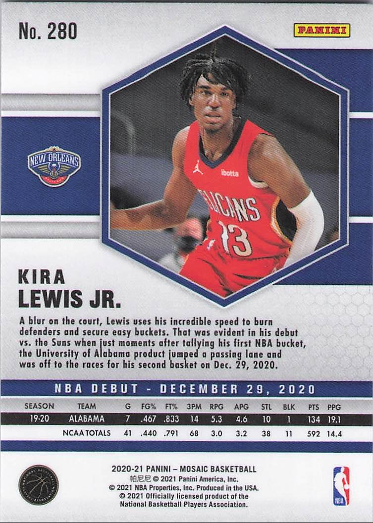 Kira Lewis Jr. (Back)