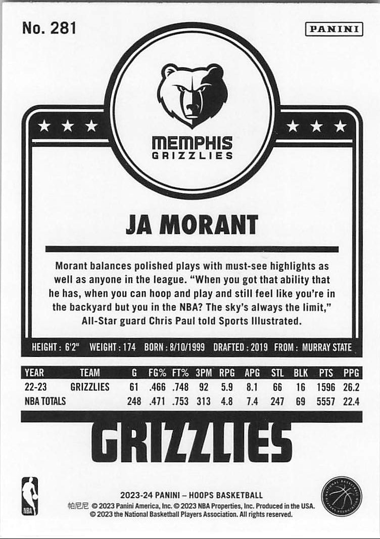 Ja Morant (Back)