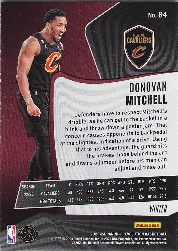 Donovan Mitchell [Winter] (Back)