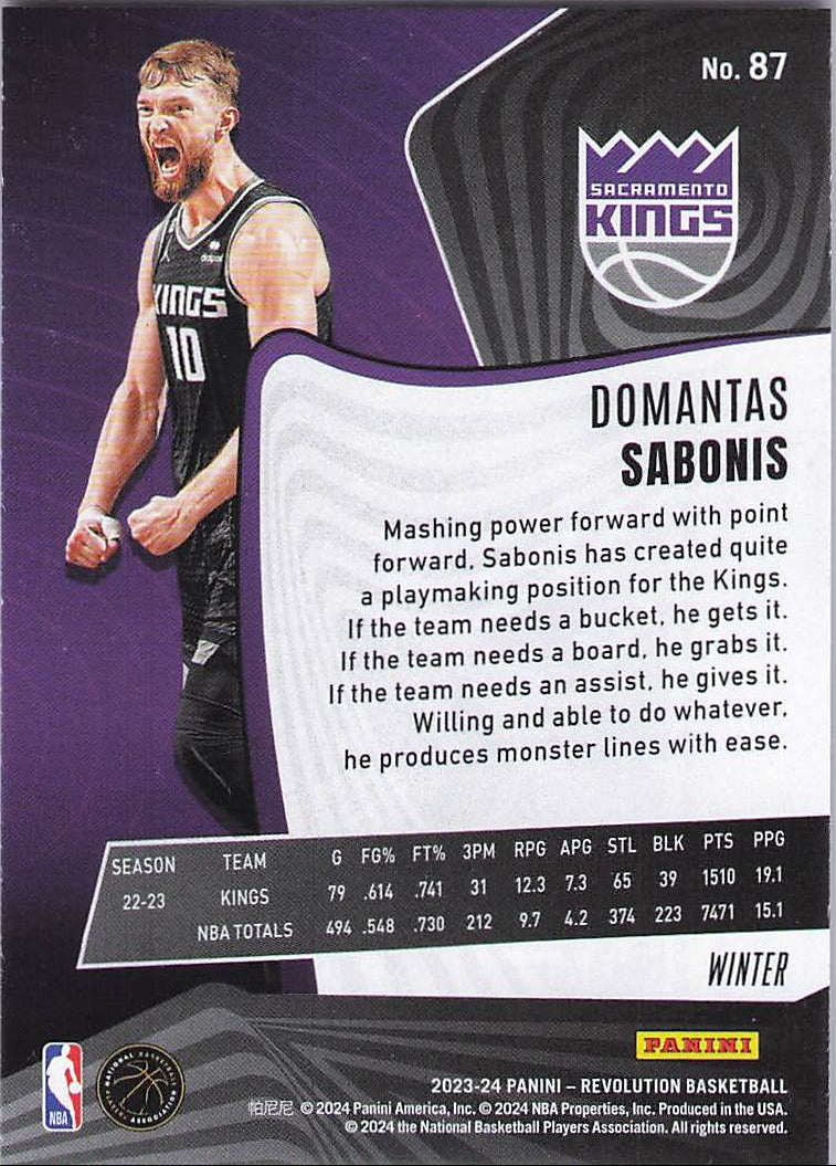 Domantas Sabonis [Winter] (Back)