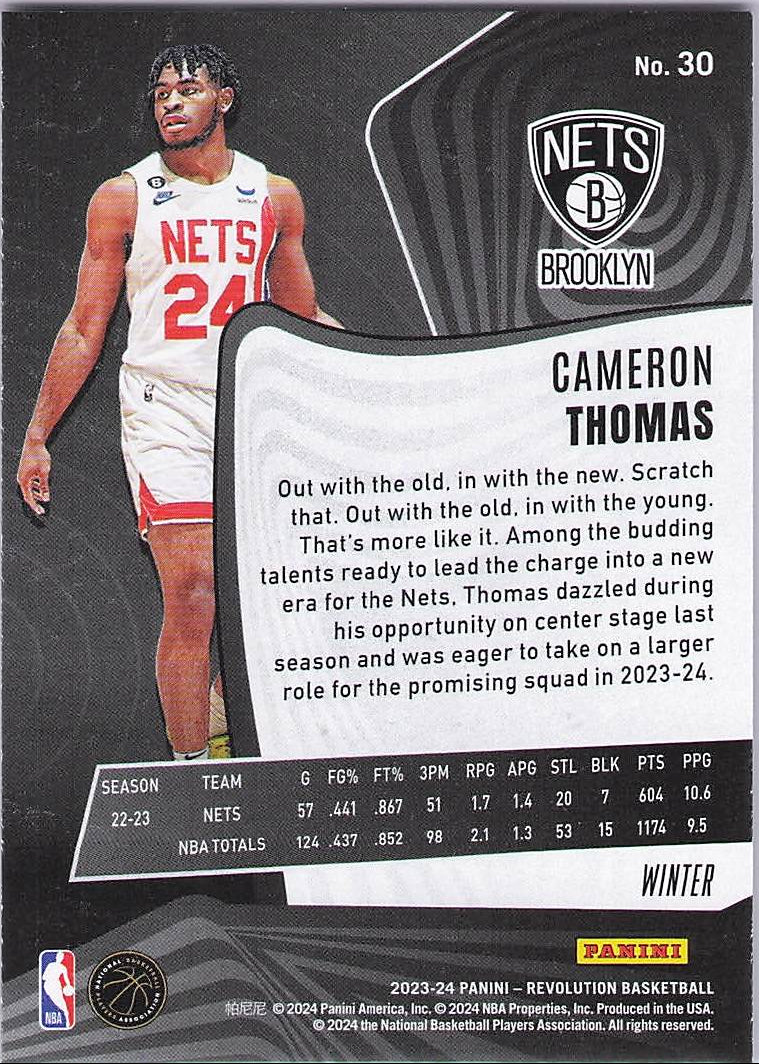 Cameron Thomas [Winter] (Back)