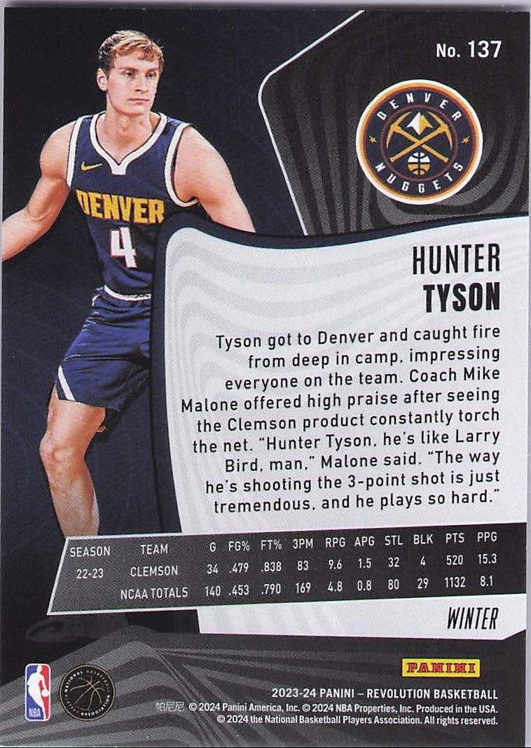 Hunter Tyson [Winter] (Back)