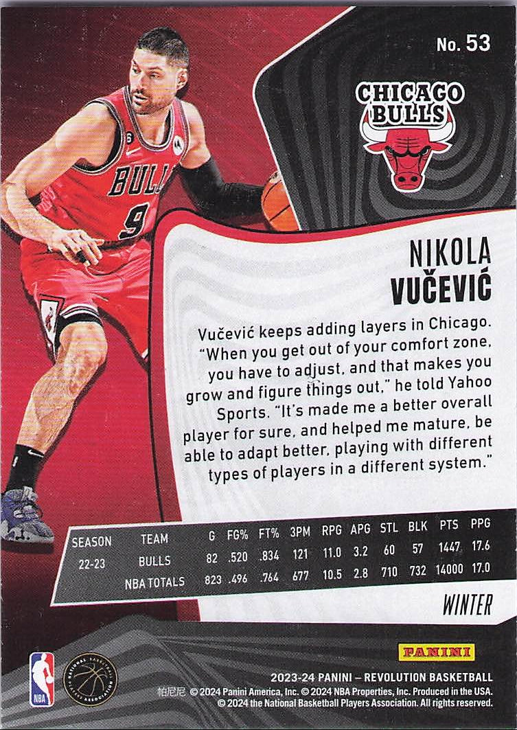Nikola Vucevic [Winter] (Back)