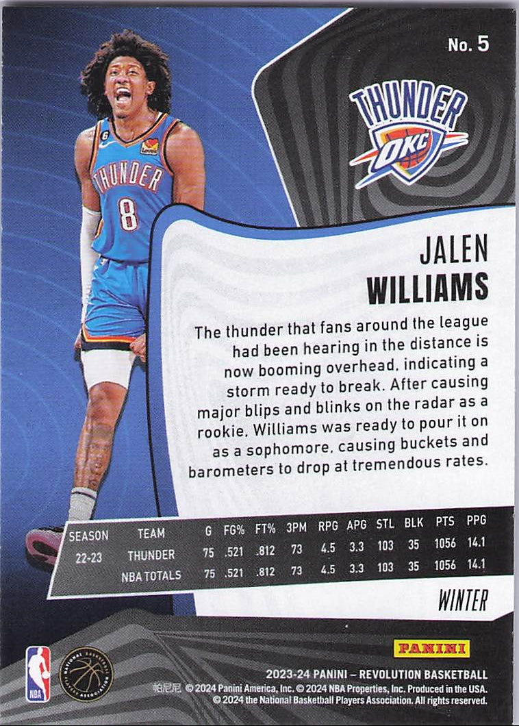 Jalen Williams [Winter] (Back)