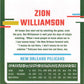 Zion Williamson (Back)