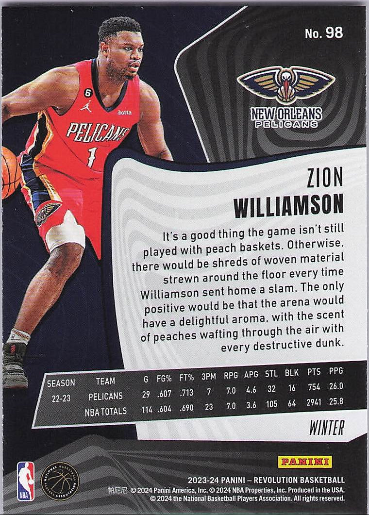 Zion Williamson [Winter] (Back)