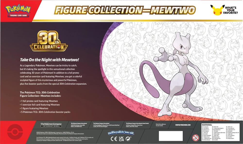 Pokemon 30th Celebration - Figure Collections (Mewtwo)