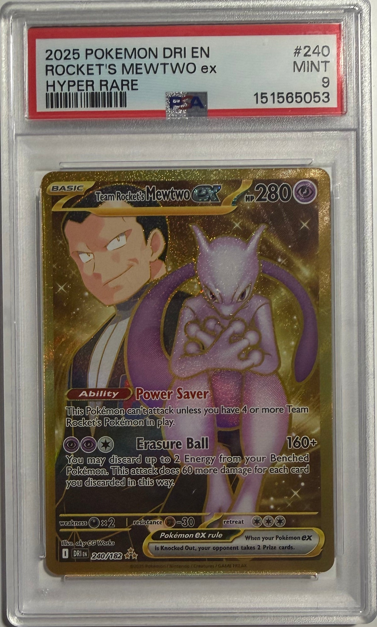 Team Rocket's Mewtwo ex - 240/182 [DRI - 240/182]