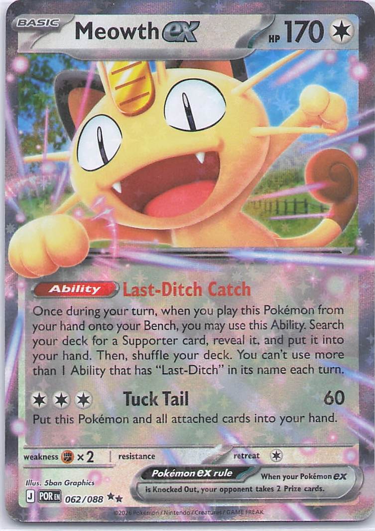 Meowth ex - 062/088