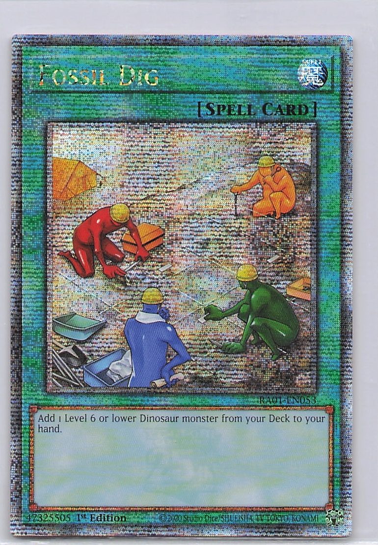 Fossil Dig (Quarter Century Secret Rare)