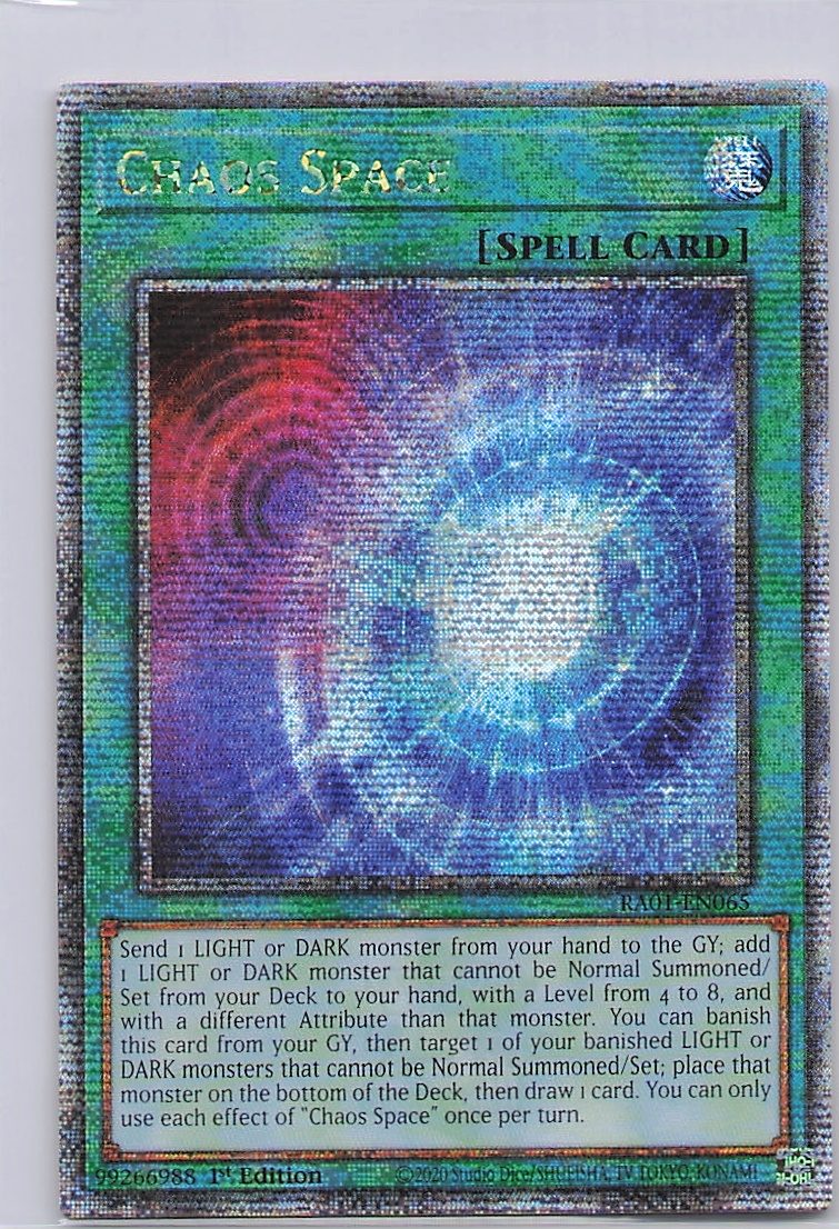Chaos Space (Quarter Century Secret Rare)