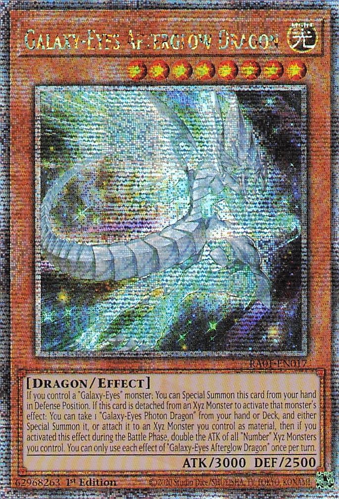 Galaxy-Eyes Afterglow Dragon (Quarter Century Secret Rare)