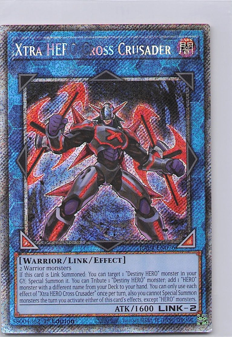 Xtra HERO Cross Crusader (Platinum Secret Rare)