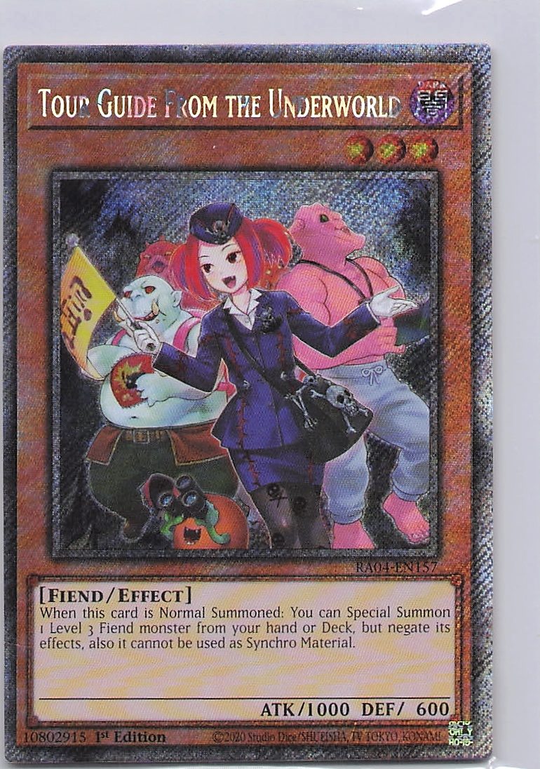 Tour Guide from the Underworld (Alternate Art) (Platinum Secret Rare)