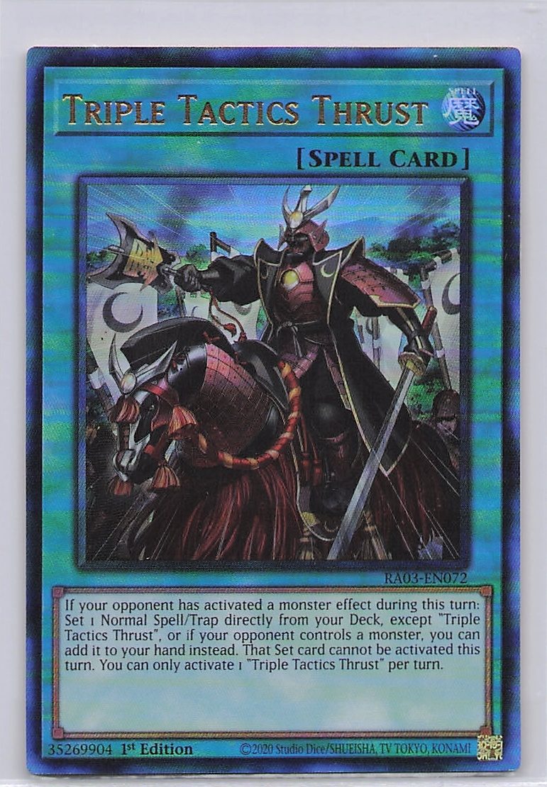 Triple Tactics Thrust (UR)