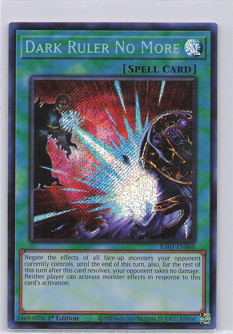 Dark Ruler No More