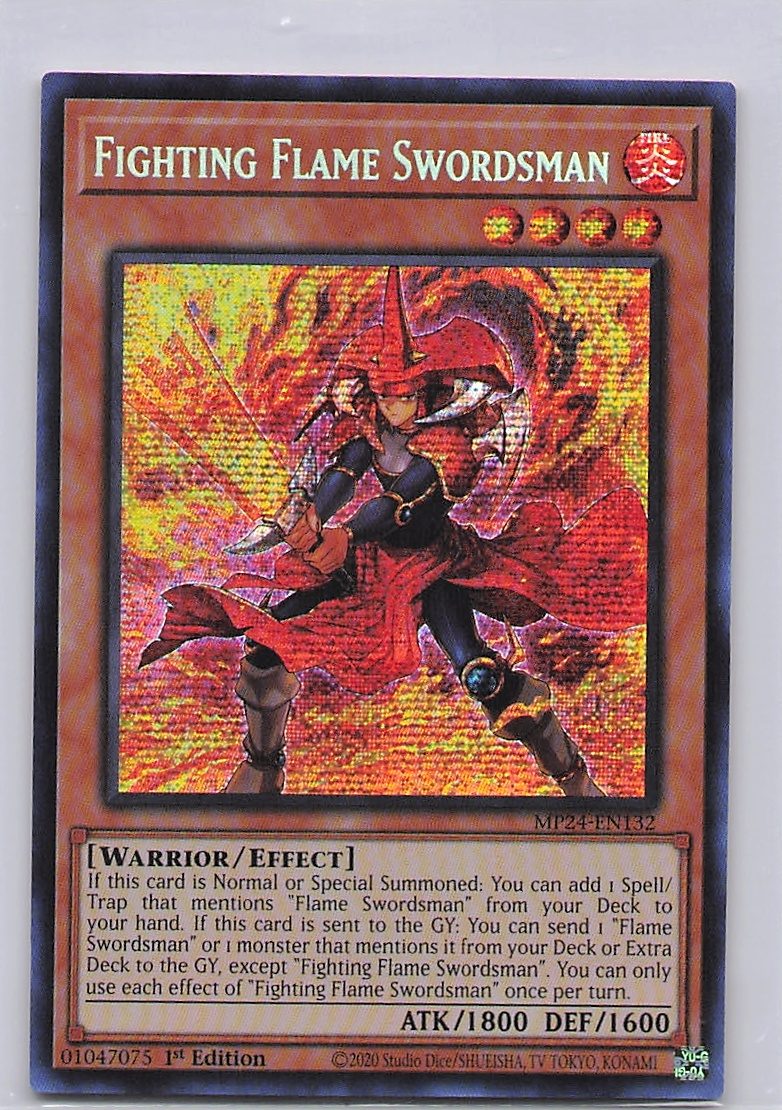 Fighting Flame Swordsman