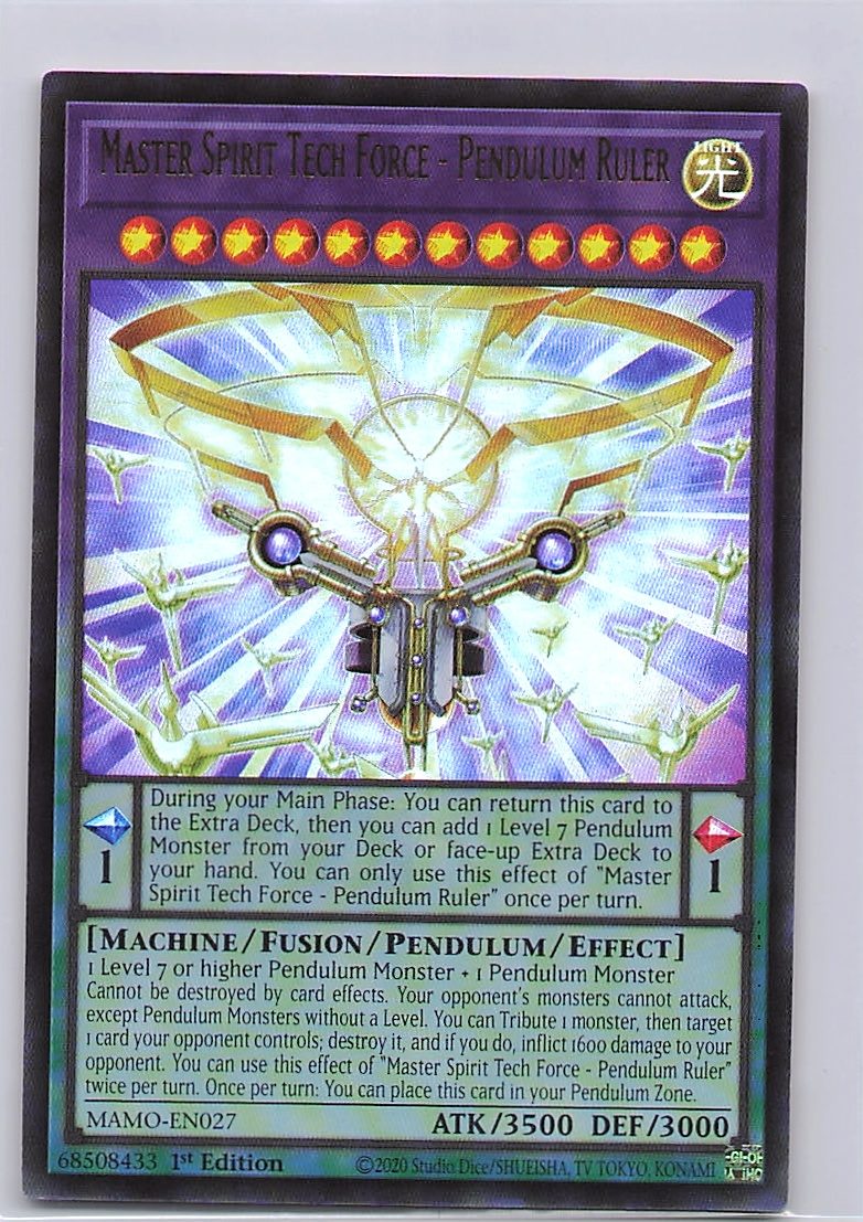 Master Spirit Tech Force - Pendulum Ruler