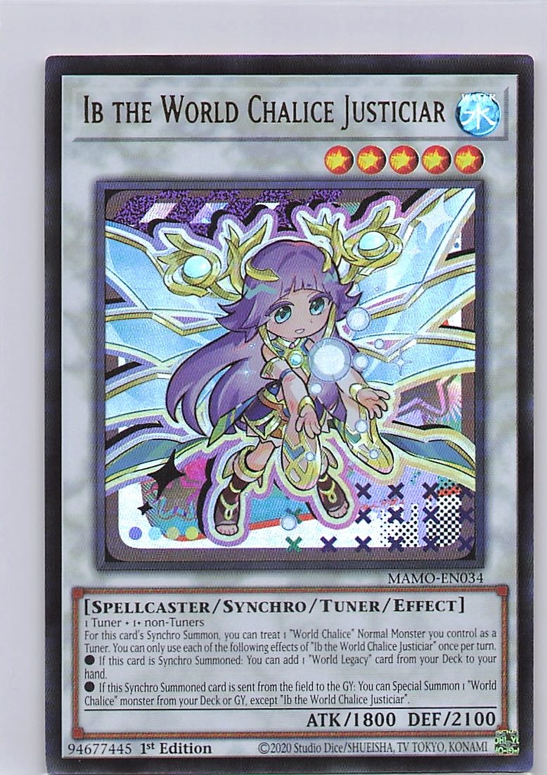 Ib the World Chalice Justiciar