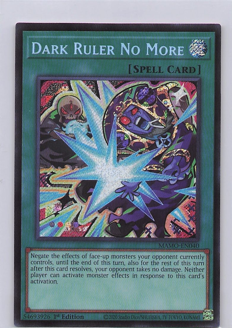 Dark Ruler No More