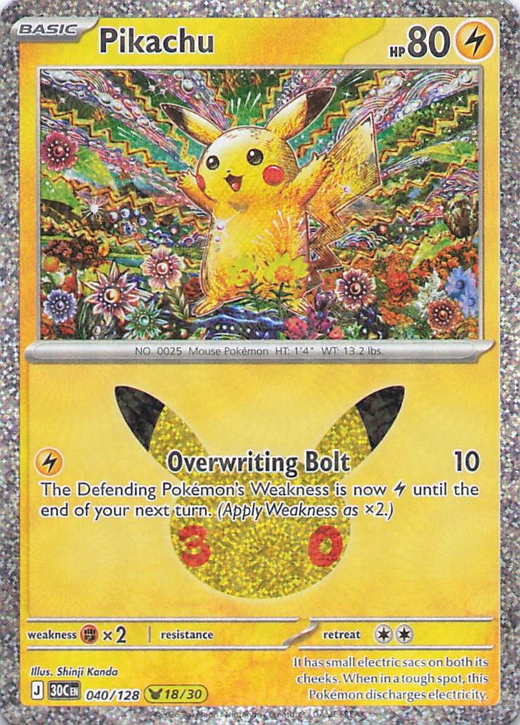 Pikachu - 040/128