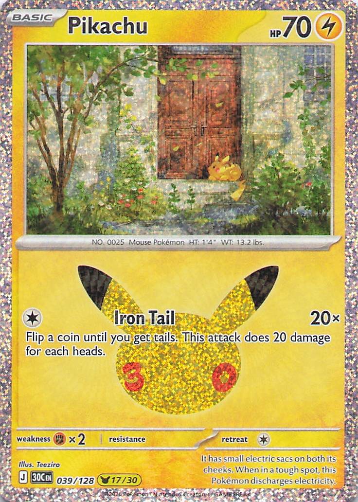 Pikachu - 039/128