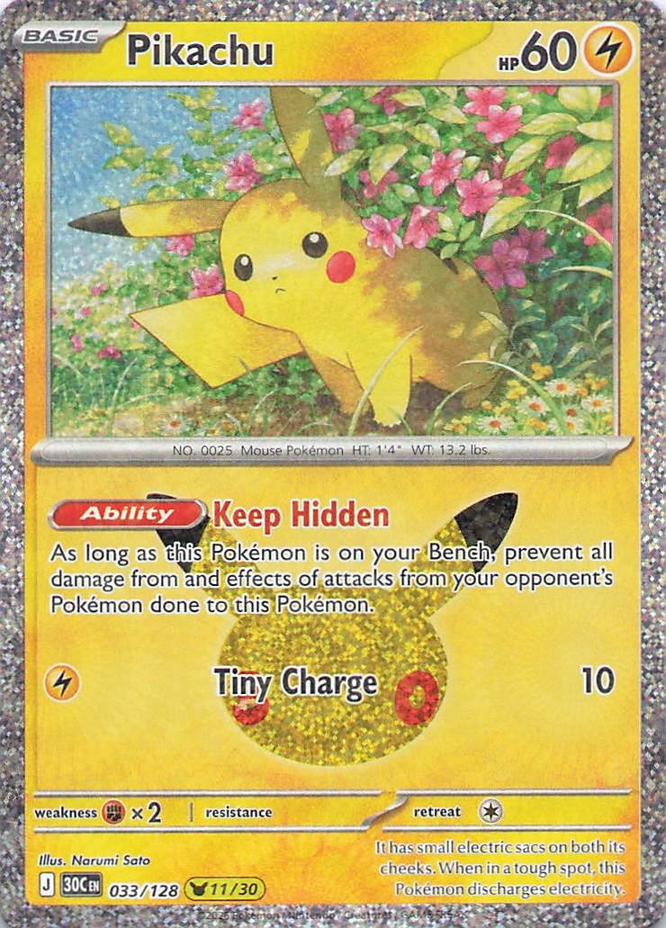 Pikachu - 033/128