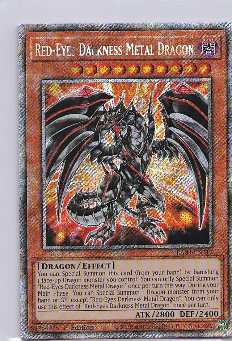 Red-Eyes Darkness Metal Dragon (Platinum Secret Rare)