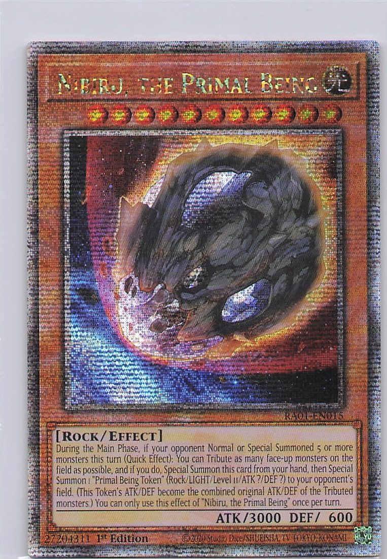 Nibiru, the Primal Being (Quarter Century Secret Rare)