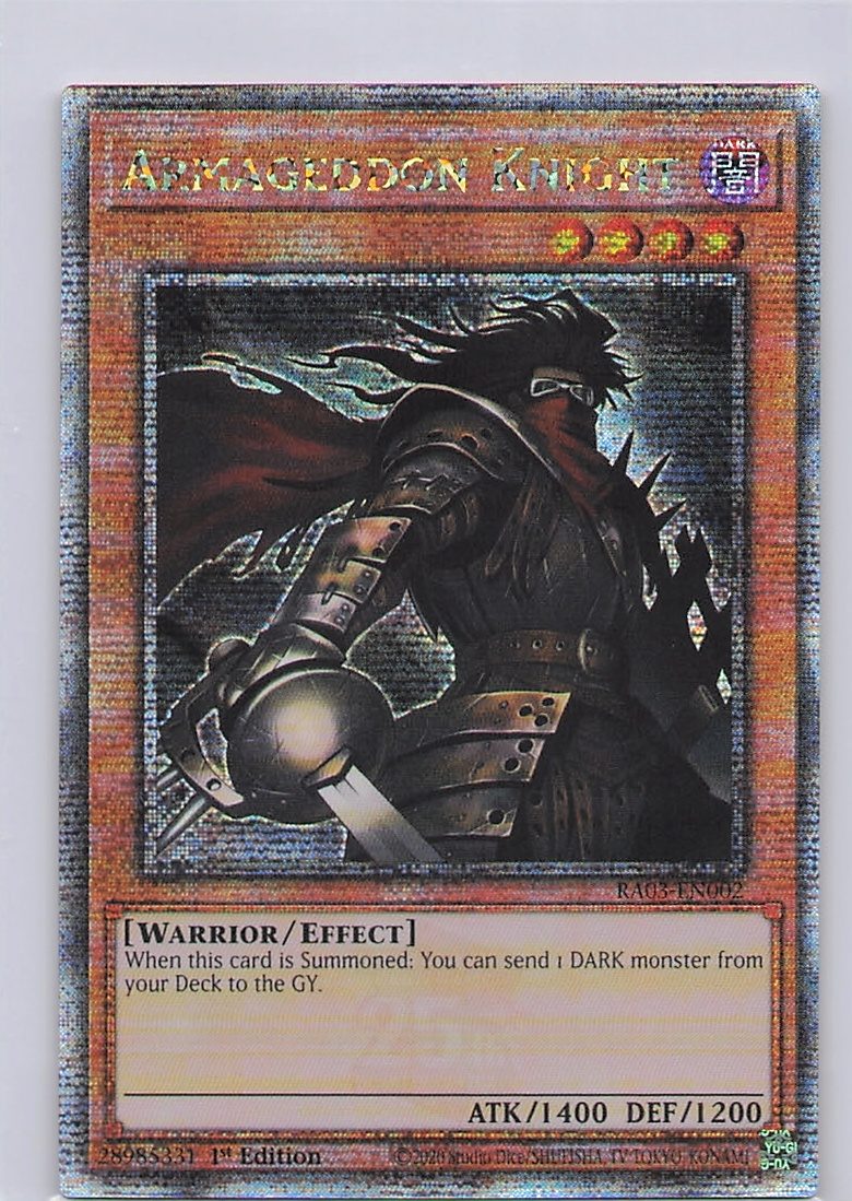 Armageddon Knight (Quarter Century Secret Rare)