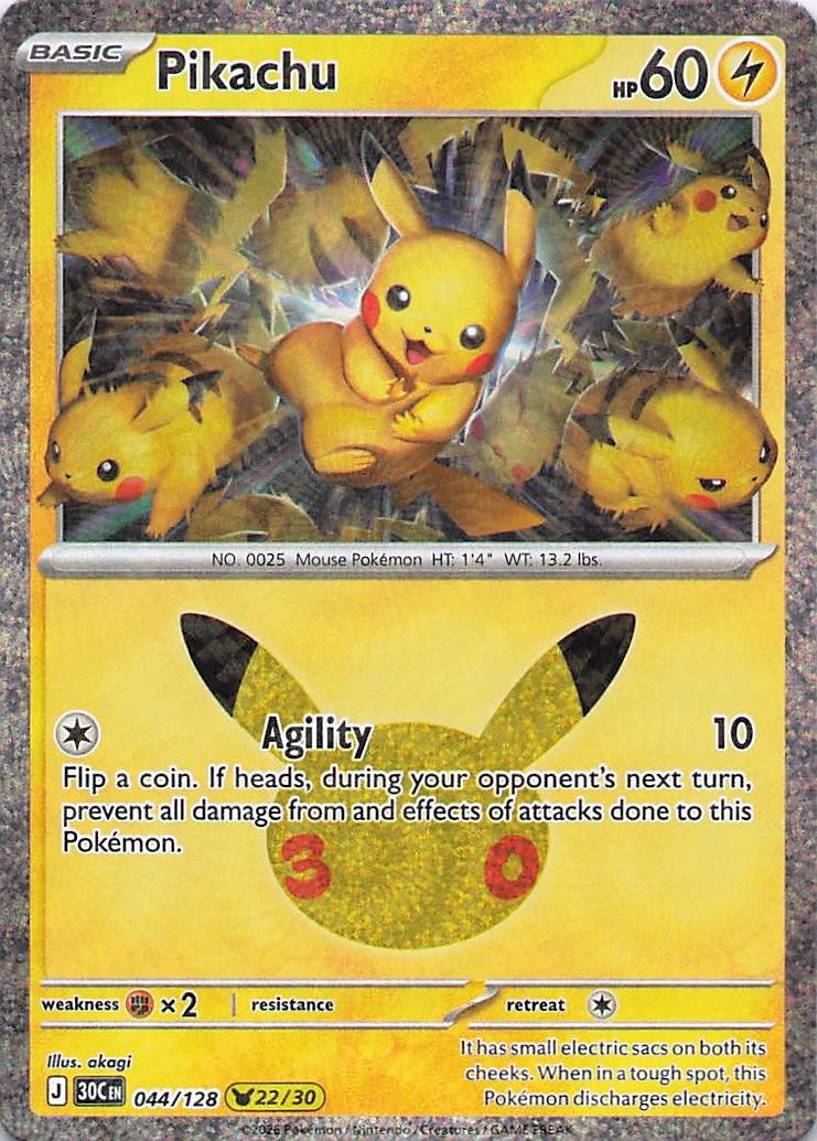 Pikachu - 044/128