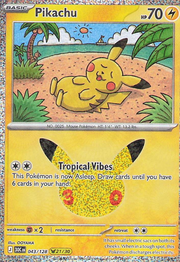 Pikachu - 043/128