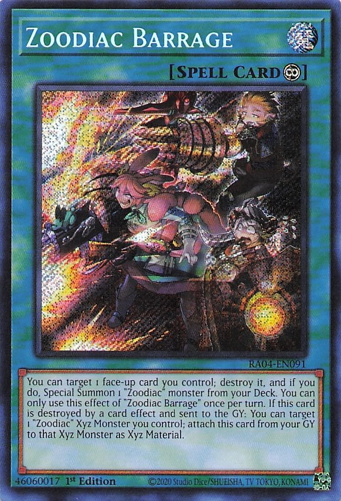 Zoodiac Barrage (Secret Rare)