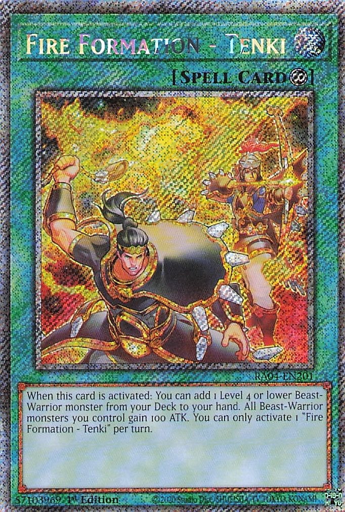 Fire Formation - Tenki (Platinum Secret Rare)